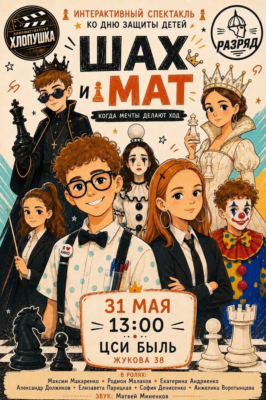 Афиша спектакля «Шах и мат»
